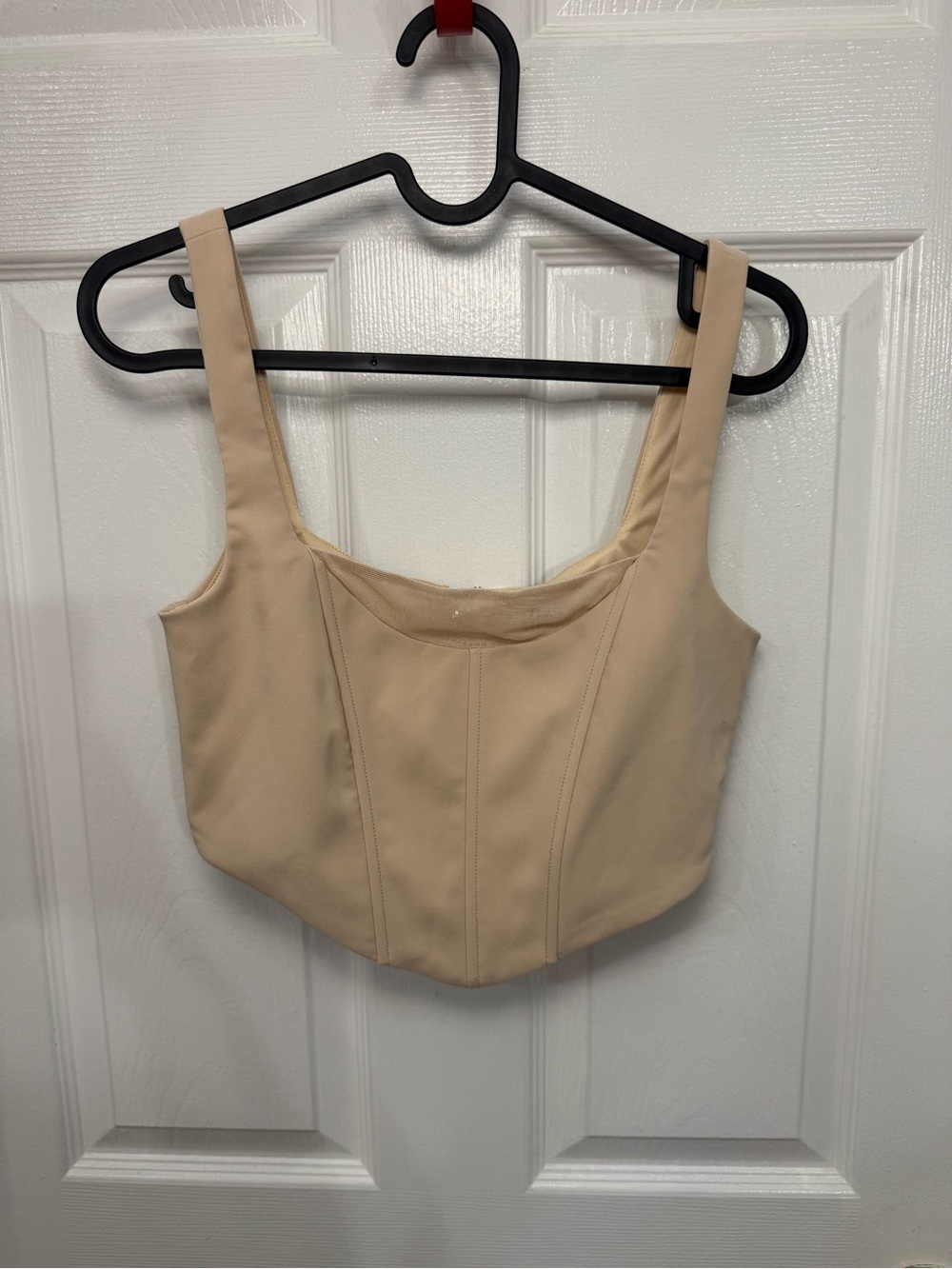 Women’s Tiger Mist Beige Geneva Corset Top Size Small